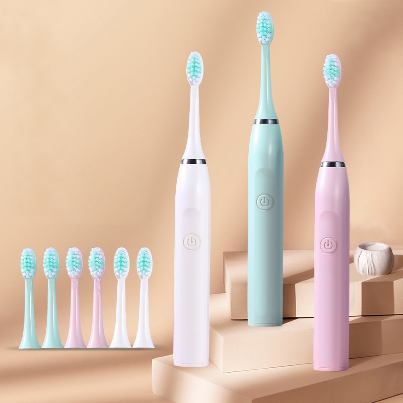 Bàn Chải Đánh Răng Điện Sonic Chống Nước IPX7 Với 3 Bàn Chải Điện Cao HHTJP5