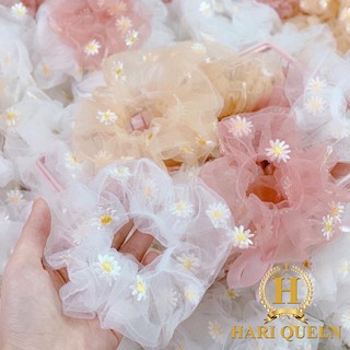 [FREESHIP ĐƠN TỪ 50K] Dây buộc tóc Scrunchies hoa cúc HARI0720