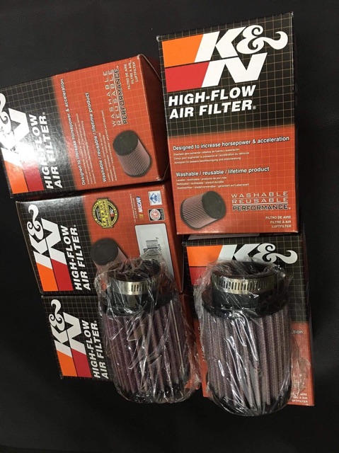 Lọc gió trụ K&N 1280 REAL Chính hãng USA " full box "