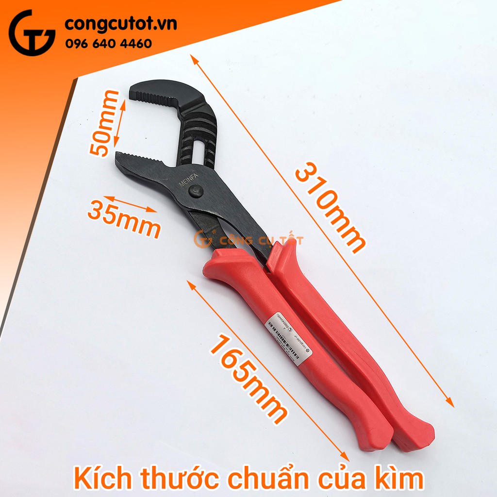 Kìm mỏ quạ 7 lỗ Meinfa 310mm