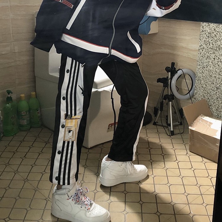 Quần baggy blackpink jennie rose Quần Jogger thể thao ba sọc