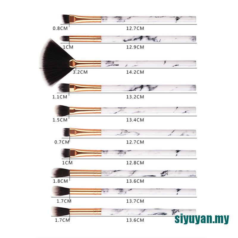 (hàng Mới Về) Set 10 Cọ Trang Điểm Chuyên Nghiệp Chất Lượng Cao | BigBuy360 - bigbuy360.vn