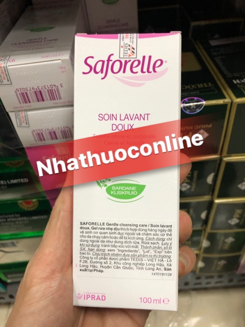 DUNG DỊCH VỆ SINH SAFORELLE PHỤ KHOA (100ml)