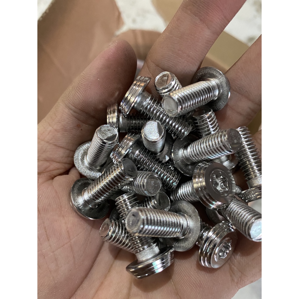 Ốc THÁI Salaya 8li Inox 304 gắn ĐĨA XE MÁY THÔNG DỤNG