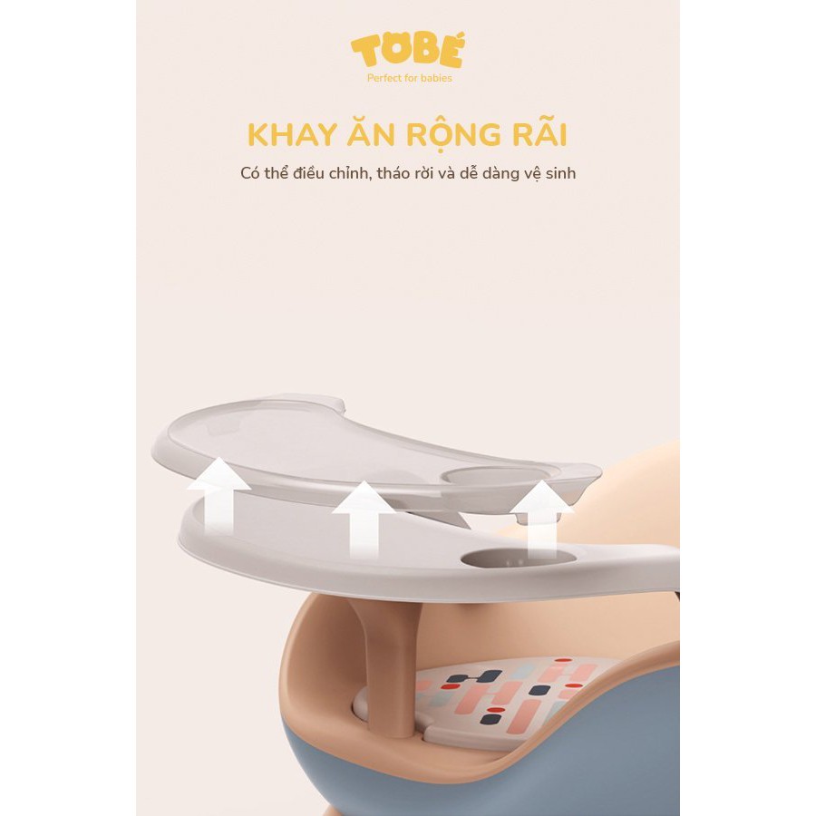 Ghế Ăn Dặm TOBÉ EGGIES Siêu An Toàn Tiện Lợi Cho Bé [Chính Hãng]