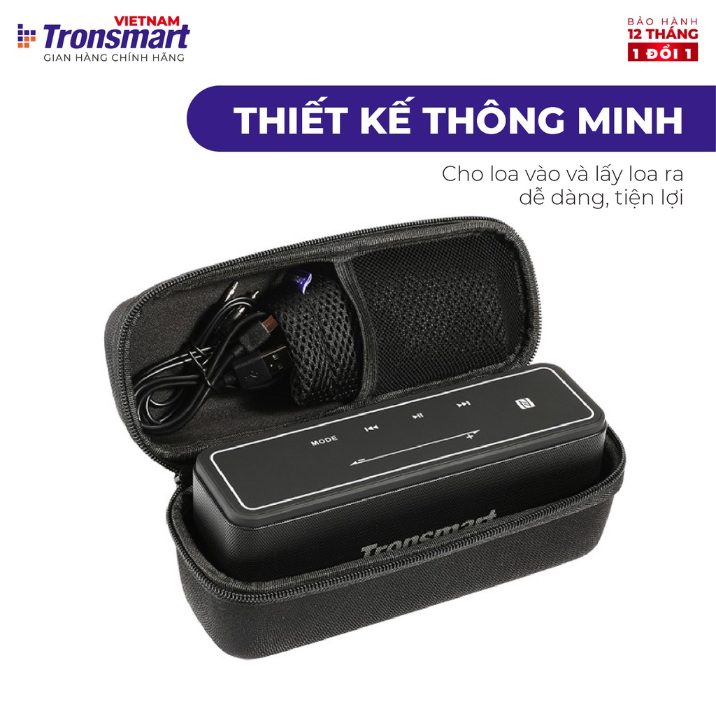 Túi đựng loa Tronsmart Element Mega Chống bụi kèm quai xách - Hàng phân phối chính hãng