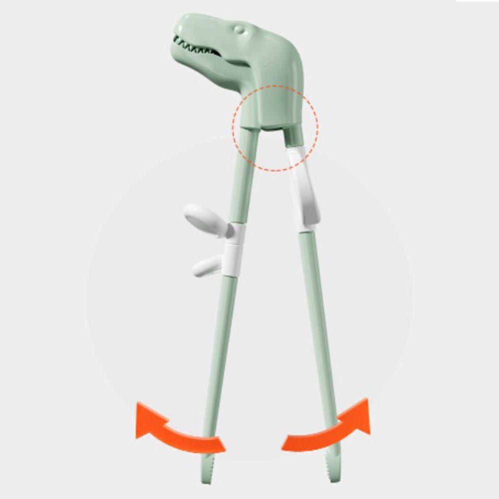 YIYU Đũa Tập Ăn Hình Khủng Long Hoạt Hình Dễ Thương Di Động Có Thể Tái Sử Dụng Cho Bé