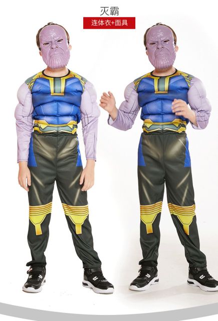 Trang Phục Hóa Trang Iron Man, Bộ Đồ Iron Man Kèm Mặt Nạ Cho Trẻ Em, Trang Phục Hóa Trang Siêu Anh Hùng