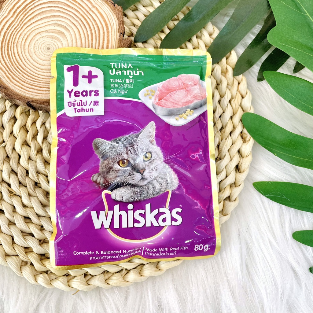 Pate Whiskas cho mèo / Gói 85gr (nhắn tin để chọn vị)