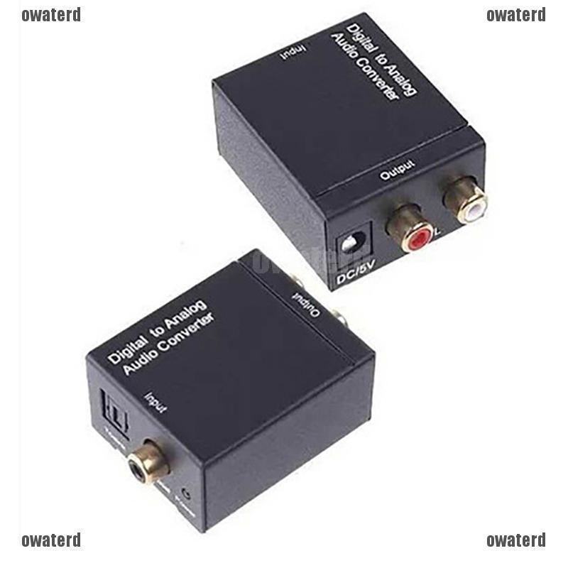 ★GIÁ RẺ★ Optical Coaxial  Digital to Analog Audio Converter Adapter RCA L/R
