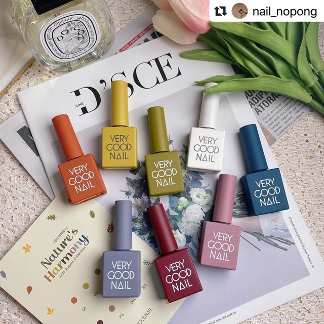 Bộ sản phẩm sơn gel Very Good Nail mùa thu -Nature's Harmony autumn 2020 [ set 8 chai]