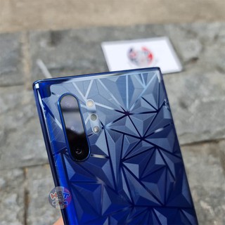 Miếng dán mặt lưng 3D vân kim cương cho Note 10 Plus / Note 10