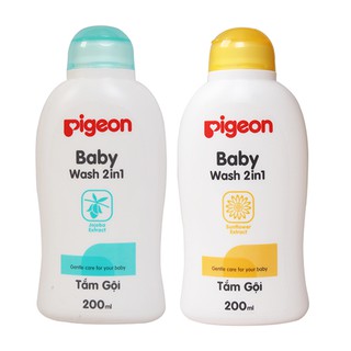 Sữa tắm gội em bé 2in1 Pigeon 200ml
