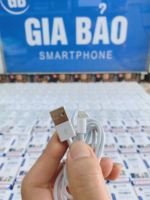 CÁP SẠC IPHONE XS CHÍNH E-COM ( BH 12 THÁNG )