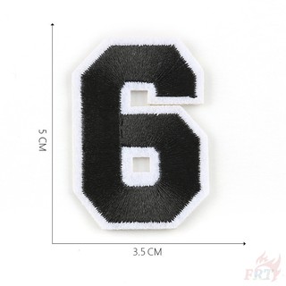 Miếng vá ủi thêu số- sticker ủi thêu- patch ủi là