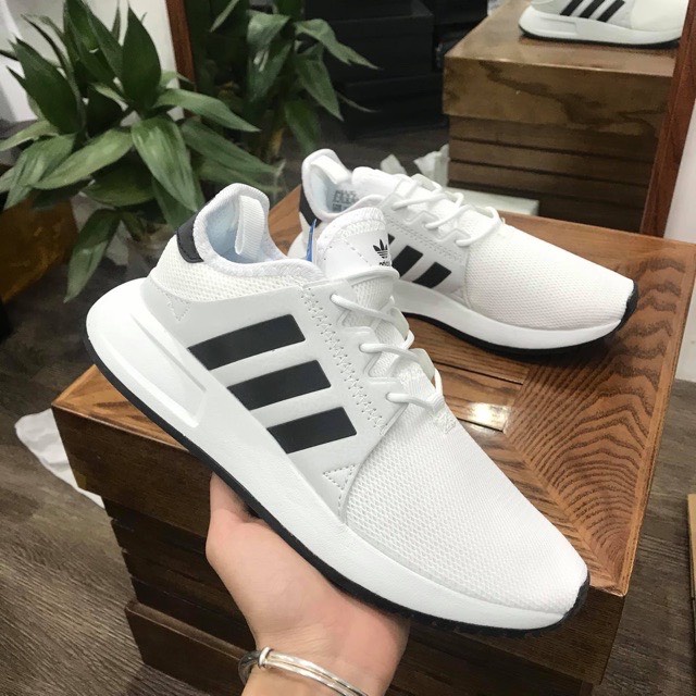 Giày thể thao sneaker xplr trắng viền đen
