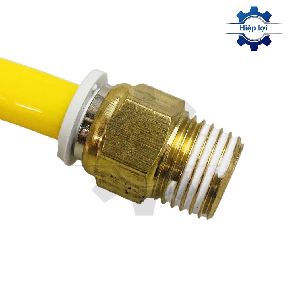 Đầu nối khí nén 1 đầu ren ngoài YPC - nối 1 đầu ống hơi 1 đầu ren ngoài