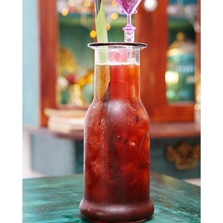 Combo 4 chai thủy tinh chai ống đựng sinh tố, nước ép