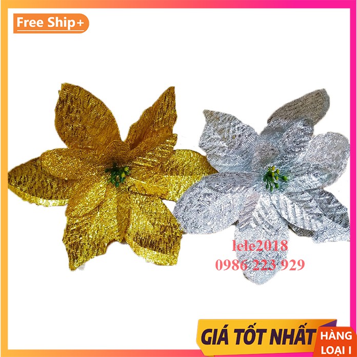 Hoa kim tuyến 15cm trang trí cây thông Noel