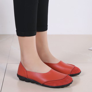 Giày da công sở đơn giản thoải mái dành cho nữ