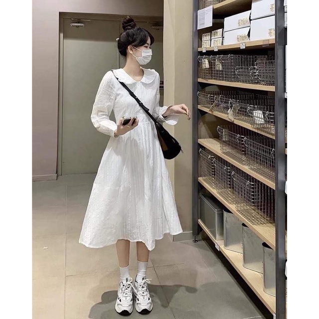 Váy đũi gân cổ bèo TC12