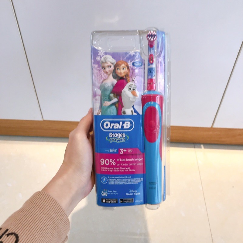 ( có bill )-Bàn chải điện Oral-B cho trẻ từ 3 tuổi=&gt;&gt;Hàng nội địa Đức