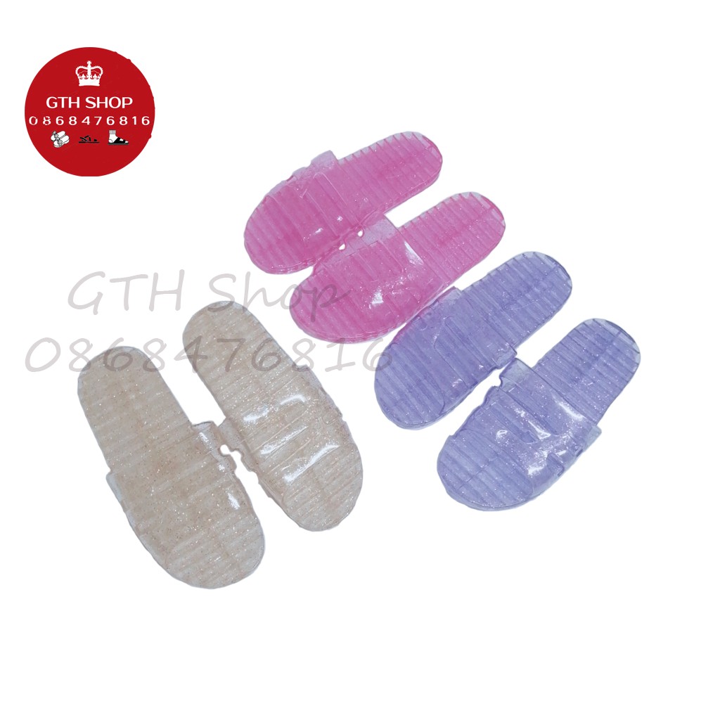 Dép Thời Trang Kim Tuyến-GTH SHOP-Dép Nữ quai Ngang-Giày Dép Nữ