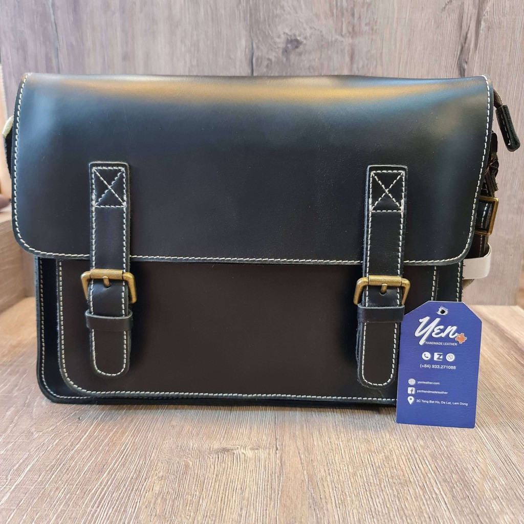 Túi đeo chéo da thật thủ công DB3350D Yen Handmade Leather
