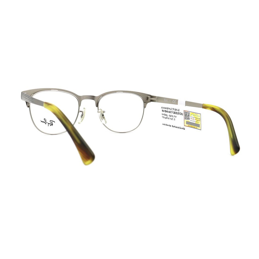 RB6317- gọng kính thời trang Rayban chính hãng (51-20-145), thiết kế dễ đeo bảo vệ mắt