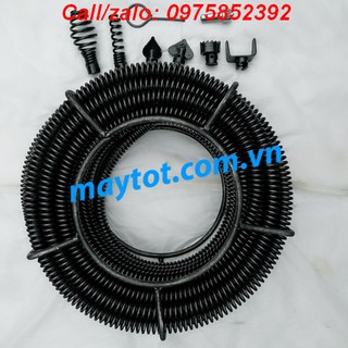 Dây thông tắc cống dùng cho máy khoan