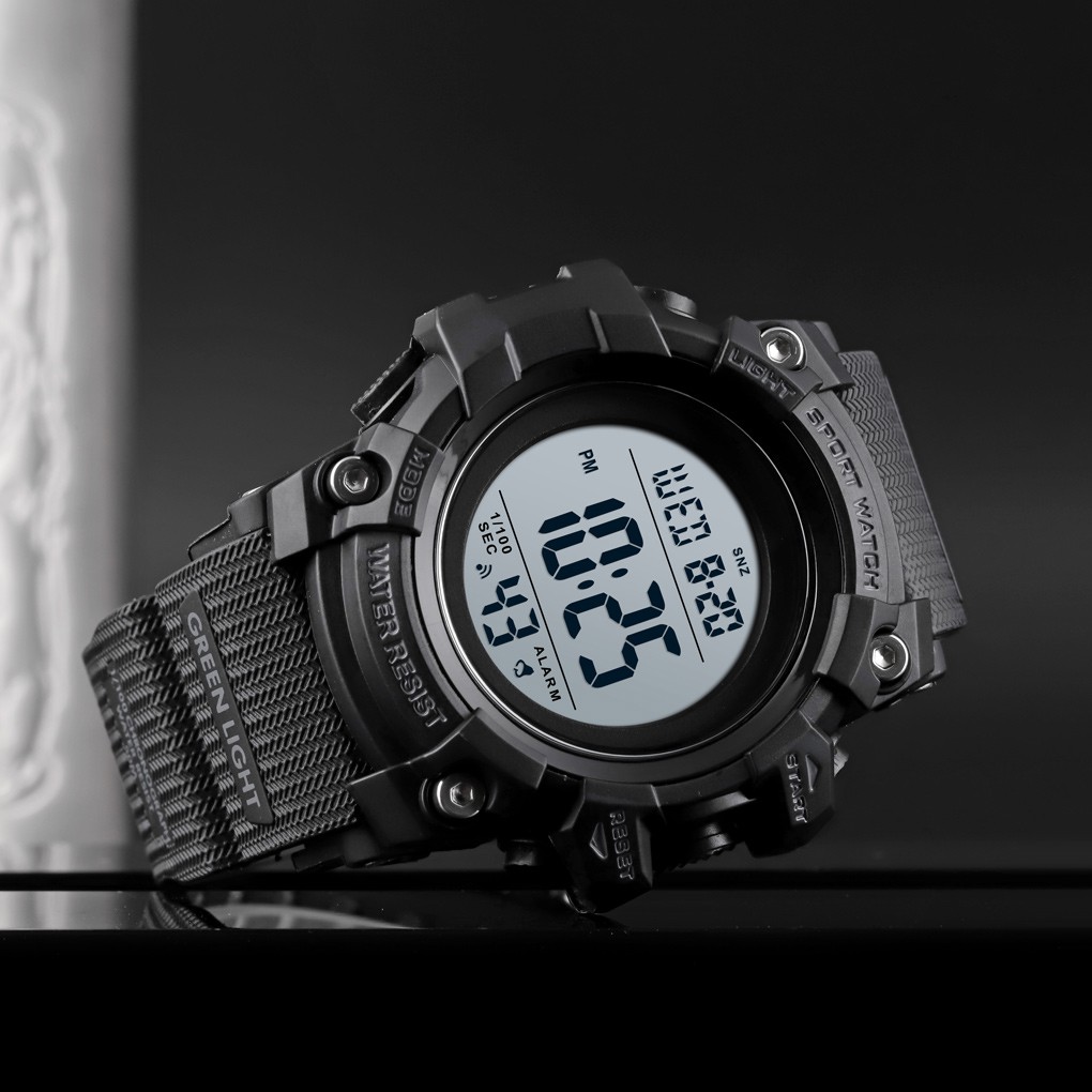 Đồng Hồ Nam SKMEI 1552 Kỹ Thuật Số Đèn Led Chống Thấm Nước Phong Cách Quân Đội | BigBuy360 - bigbuy360.vn