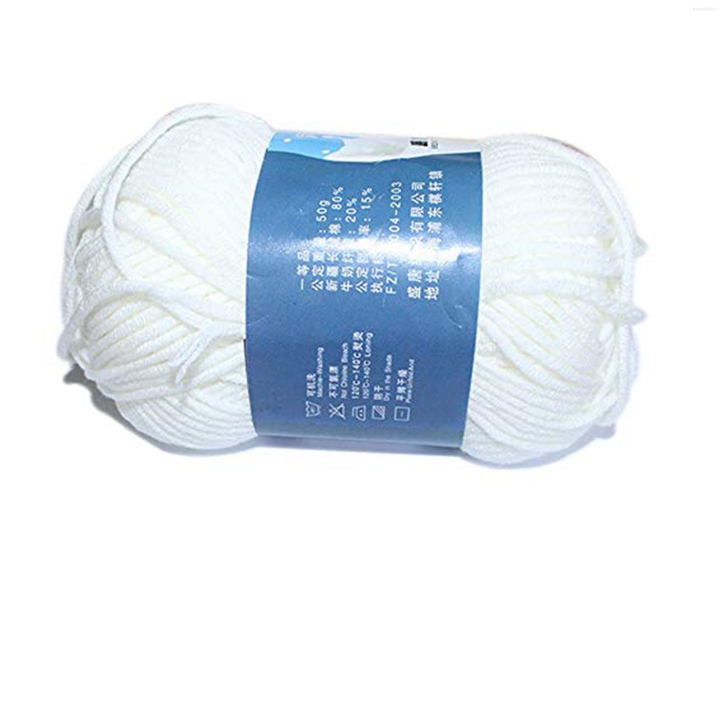 Cuộn len cotton đan tay làm quần áo/phụ kiện nhiều màu