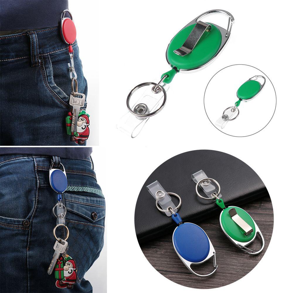 LEISURE Móc Khóa Dây Rút Có Thể Thu Gọn Siêu Bền Tiện Dụng