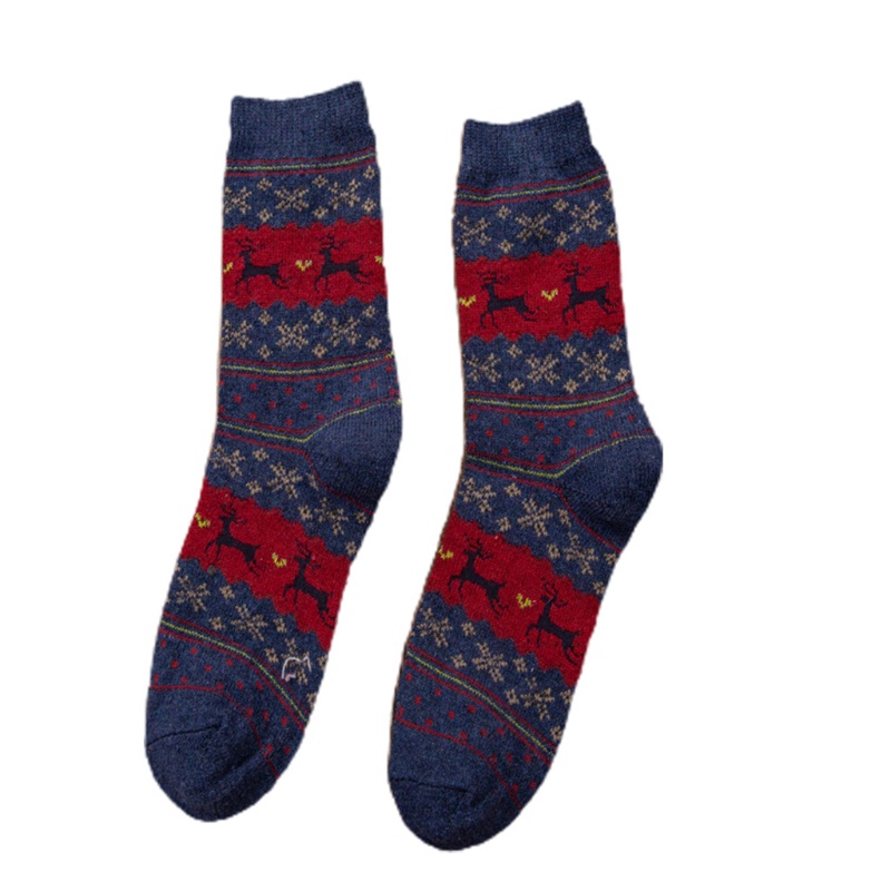 Đôi Vớ Len Giả Họa Tiết Tuần Lộc Giáng Sinh Thời Trang Mùa Đông Cho Nữ YOUYO