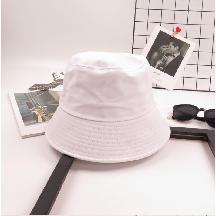 Nón bucket tròn vành trơn nhiều màu phong cách Ulzzang Unisex Korea TOMTOM SHOP