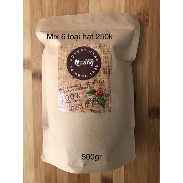 Cafe quang 500g xay hoặc để nguyên hạt theo yêu cầu nhắn với shop nhé | BigBuy360 - bigbuy360.vn