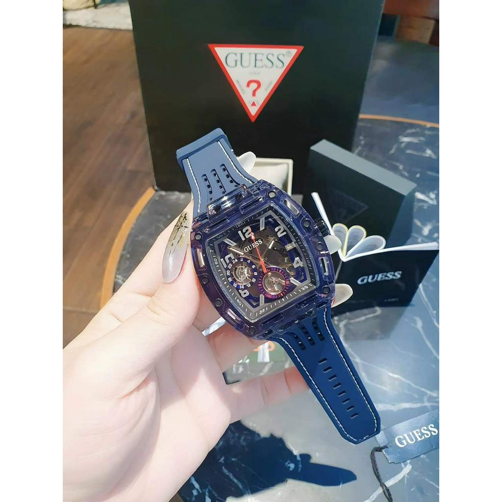 Đồng Hồ Unisex Guess Cho Cả Nam Và Nữ,Size:43mm,Phiên Bản Mới Toanh,Mạnh Mẽ Hơn,Cá Tính Hơn