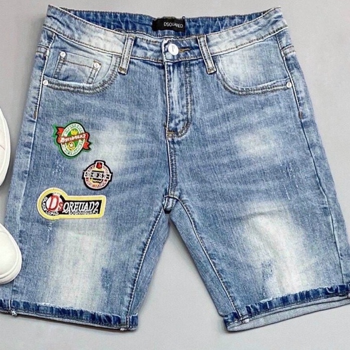 Quần Short Jean Nam Đẹp Chất Bò Co Giãn Cao Cấp, Quần Ngố rách Mẫu Mới Phong Cách Hàn Quốc CAROLL 303