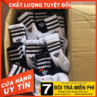 Tất cổ dài Adidas ba lá