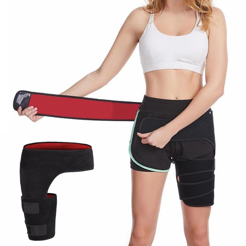 SUN Hip Brace, Sciatica Pain Relief Brace, Thigh Support Wrap Stabilizer for Groin