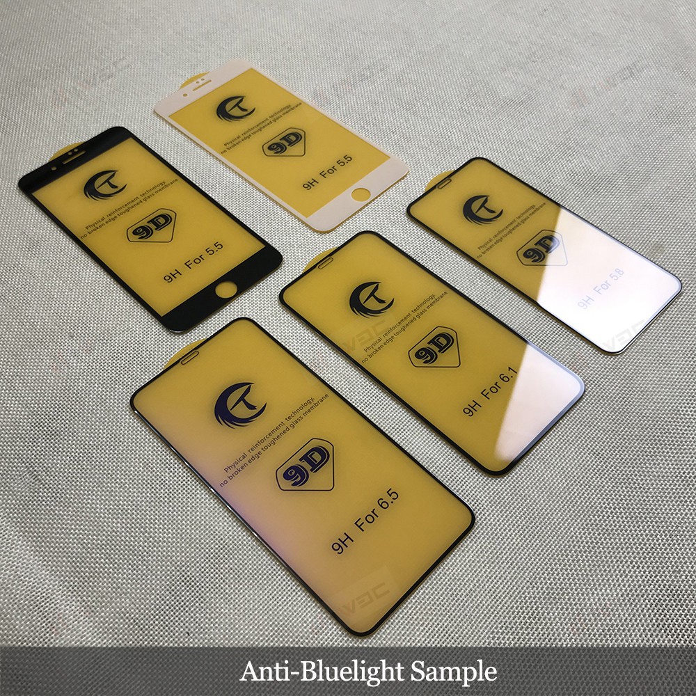 Kính Cường Lực 11D Chống Ánh Sáng Xanh Bảo Vệ Màn Hình Cho iPhone 14 13 12 11 Pro Max X XS XSMAX