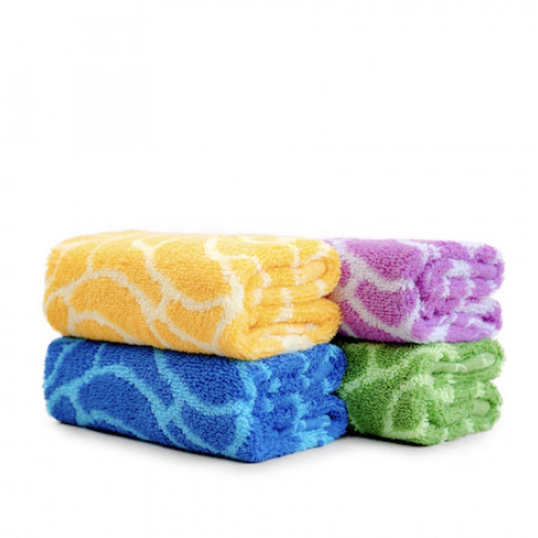 Khăn Mặt Cotton Tự Nhiên 100% Niva WP2 Thấm Hút Vượt Trội An Toàn Cho Da, Hoa Văn Kích Thước 280x480 mm