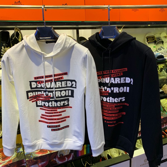 Áo nỉ dsq có mũ