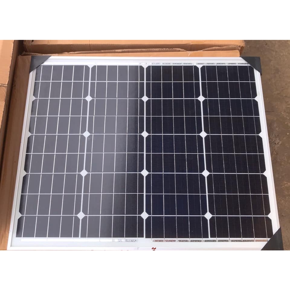 Tấm pin năng lượng mặt trời mono 200W 40V tháo mái mới 98%