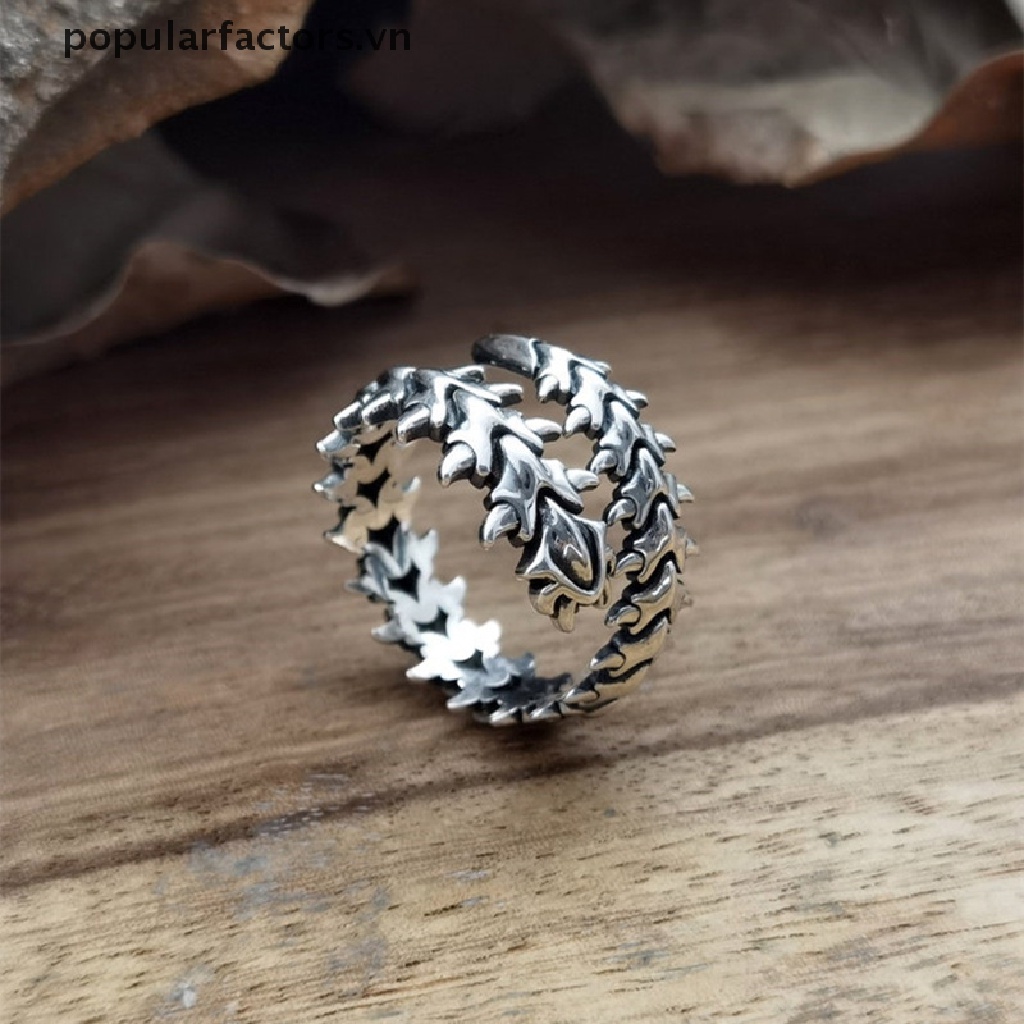 Nhẫn hở kim loại phong cách Gothic ấn tượng