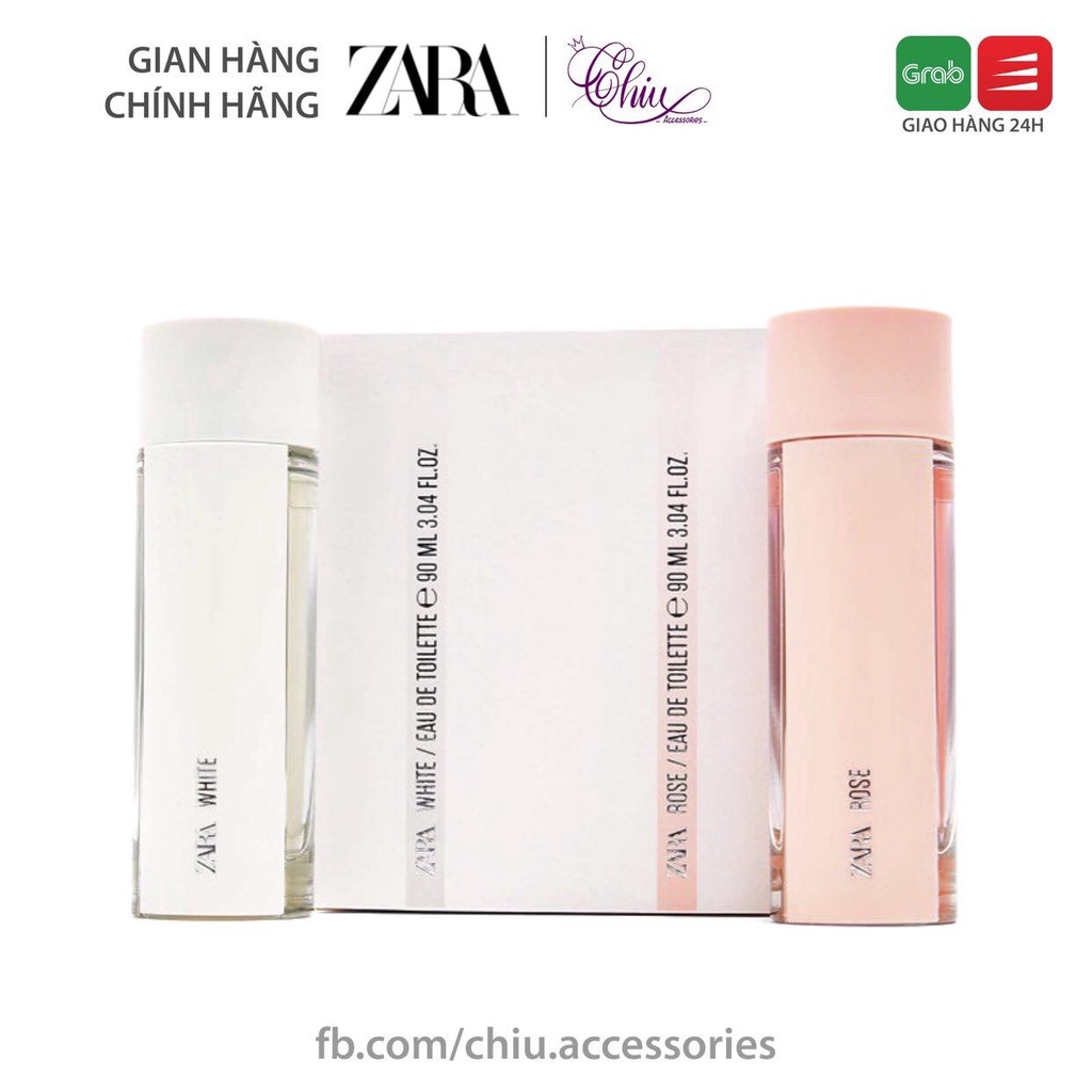 NƯỚC HOA ZARA WHITE EDT/ ROSE EDT