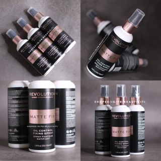 XỊT KHOÁ NỀN MAKEUP REVOLUTION MATTE FIX OIL CONTROL FIXING SPRAY