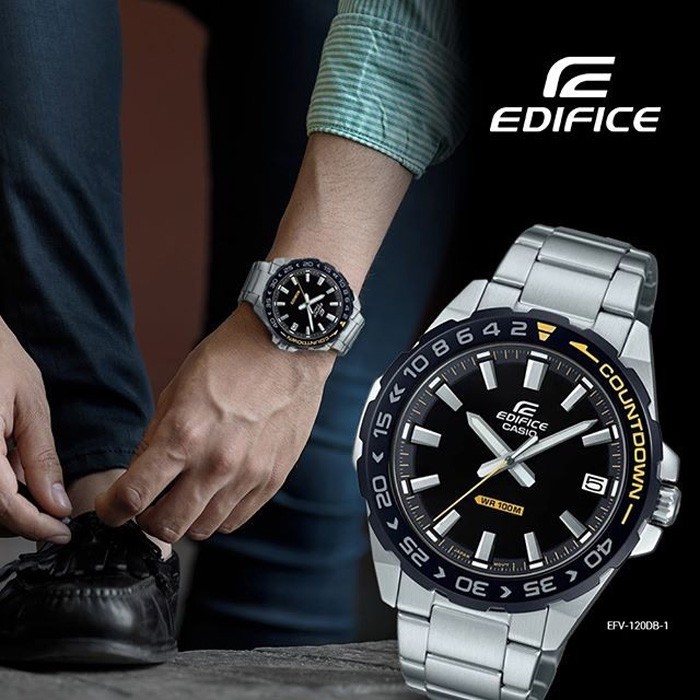 Đồng Hồ Casio Nam Dây Kim Loại EDIFICE EFV-120DB-1AVUDF Chính Hãng