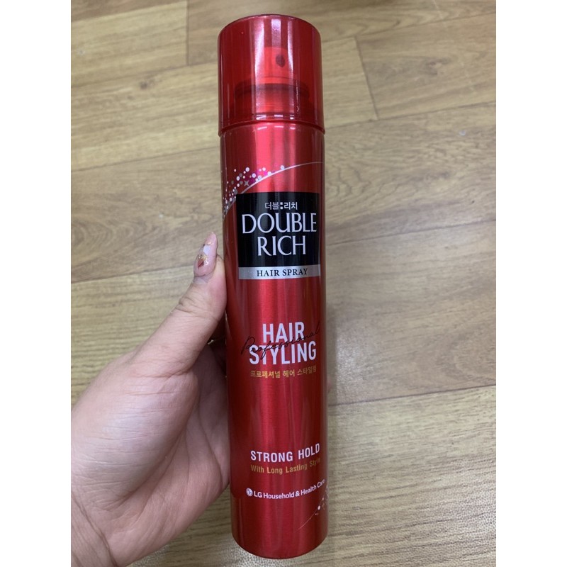 Keo giữ nếp tóc Double Rich Hair Spray 170ml