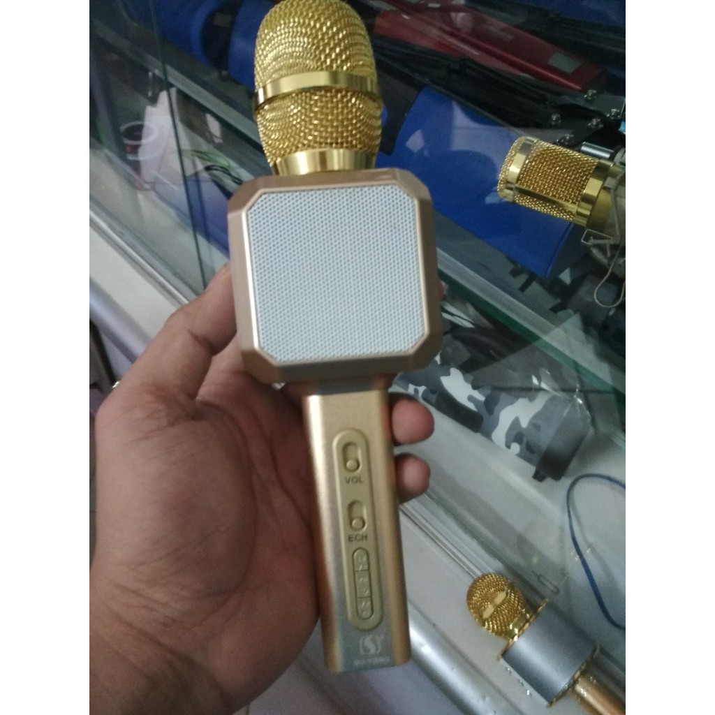 Magic Karaoke SD-10 - Micro hát karaoke kèm loa bluetooth cho điện thoại, máy tính bảng